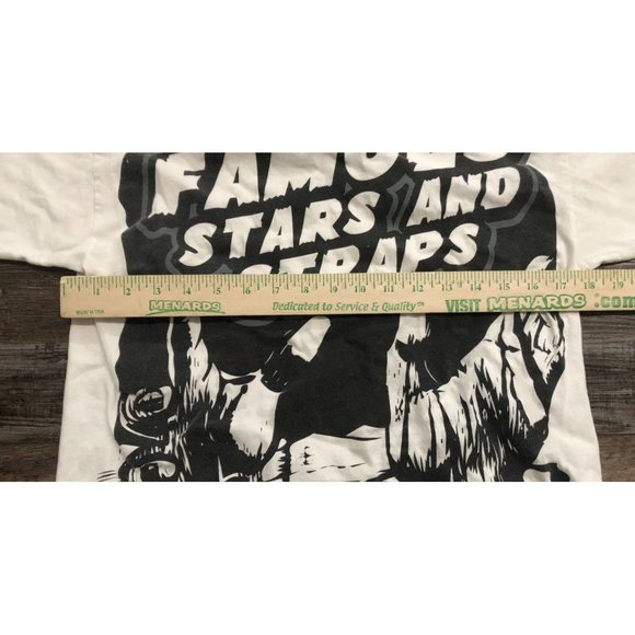 Famous Stars And Straps Mens Medium White Tee T Shirt - Picture 3 of 4